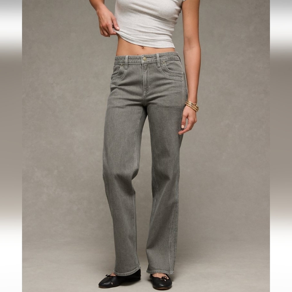 American Eagle Stretch High Waisted Stovepipe Jeans, Size 10